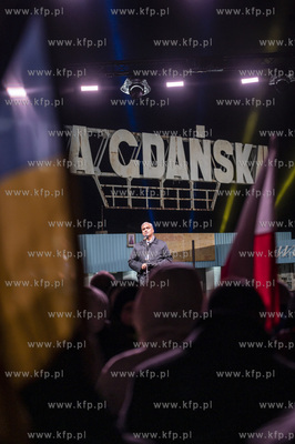 Gdańsk. Plac Solidarności. Europejski wiec solidarności...