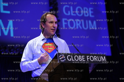 Gdansk, GLOBE FORUM 2009. Nz Johan Gorecki - pomyslodawca...