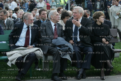 Gdansk, spektakl z okazji rocznicy podpisania porozumien...