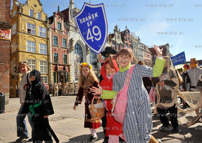 Parada dziecieca z okazji obchodow Swiatowego Dnia...