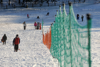Stok narciarski i saneczkowy na Lysej Gorze w Sopocie....