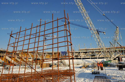 Budowa stadionu PGE Arena w Gdansku Letnicy.
22.01.2010
fot....