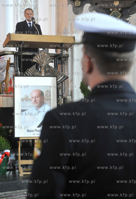 Bazylika Mariacka w Gdansku. Uroczystosci pogrzebowe...