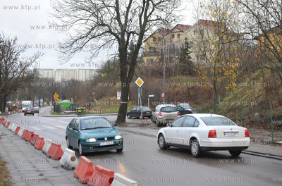 Gdansk Siedlce ul. Lostowicka pomiedzy dzielnicami...