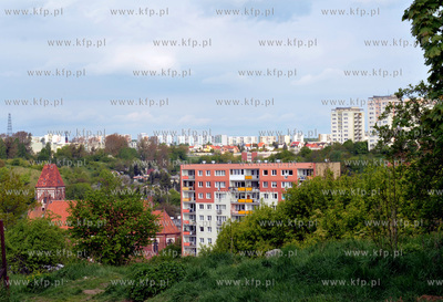 Gdańsk Siedlce widziane ze Wzgórza Mickiewicza. 8.05.2014...