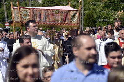 Procesja Bożego Ciała parafii p.w. Maksymiliana Kolbe...