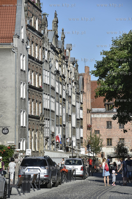 Gdańsk Głowne Miasto. Ulica Świętego Ducha, 5.07.2018...