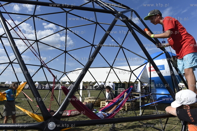 Zlot ZHP Gdańsk 2018 na Wyspie Sobieszewskiej. Dzień...