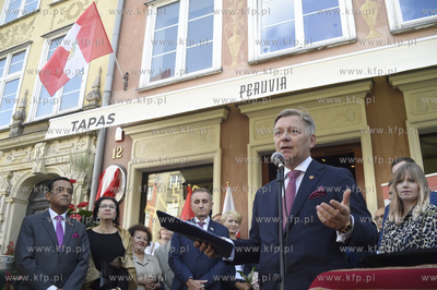 Otwarcie Konsulatu Honorowego Peru na Dlugim Targu...