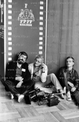Festiwal Filmow Fabularnych w Gdansku Ekipa telewizji...