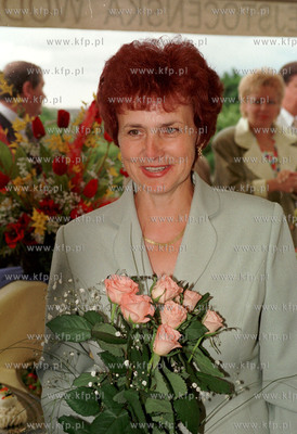 Danuta Walesowa ( zdjecie duze ). 06.97. Fot. Maciej...