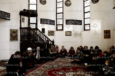 Gdansk. Meczet. Uroczystosci zwiazane z 23 rocznica...