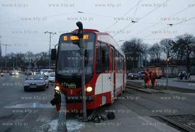 Gdansk. Skrzyzowanie ul. Jozefa Hallera i Klinicznej....