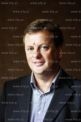 Sopot. Hotel Europa. Konferencja prasowa Cezarego Jakubowskiego...