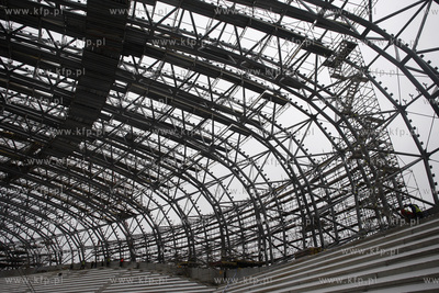 Gdansk. Budowa stadionu pilkarskiego PGE Arena.
29.11.2010
fot....