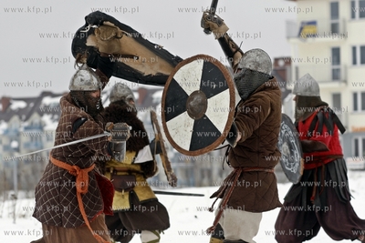 Gdansk. Festyn Sredniowieczny Wonneberger Winter Schlacht...