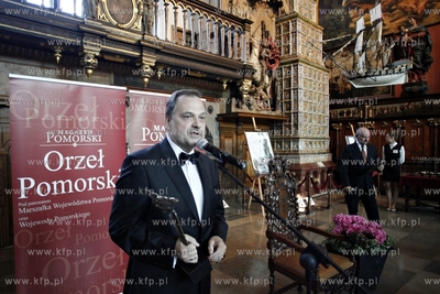 Gdansk. Dwor Artusa. Gala wreczenia Orlow Pomorskich...