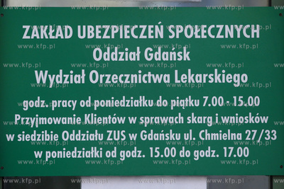 Budynek Oddzialu Orzecznictwa Lekarskiego ZUS przy...