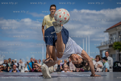 Sopot.  Mistrzostwa Europy we Freestyle Footballu.
09.06.2024
fot....