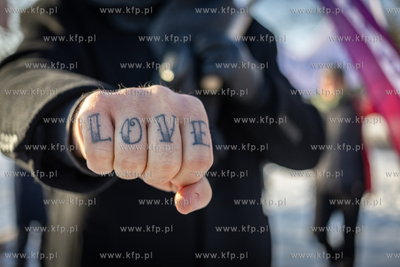 Demonstracja wsparcia dla lekarzy i pacjentek w Gdańsku....