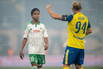 Betclic 1 liga. Lechia Gdańsk - Arka Gdynia n/z Javier...