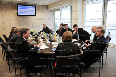 Gdansk. Terminal kontenerowy DCT. Wizyta przedstawicieli...