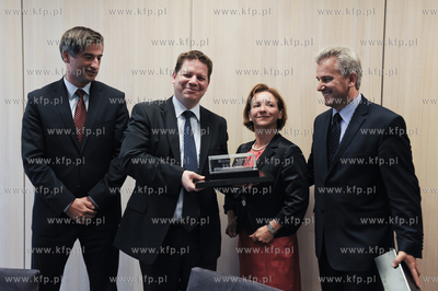 Gdansk. Terminal kontenerowy DCT. Wizyta przedstawicieli...