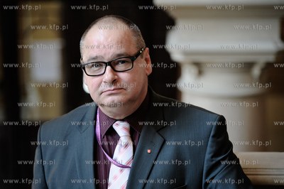 Gdansk. Nowy Ratusz. Sesja Rady Miasta Gdanska. 
Nz...