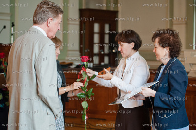 Gdansk. Sala obrad Rady Miasta Nowego Ratusza. Gala...