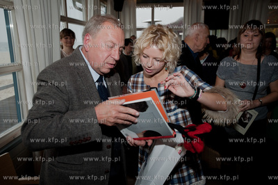 Gdynia. Restauracja F.Minga. Spotkanie z Jerzym Stuhrem...