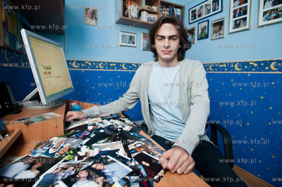 Gdansk. Przemek Szalinski, pomyslodawca akcji charytatywnej...