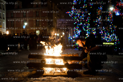 Gdansk. Dlugi Targ. Zuchy i harcerze Choragwi Gdanskiej...