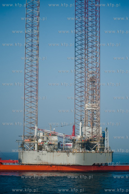 Zatoka Gdanska. Przywitanie nowo zakupionej przez firme...