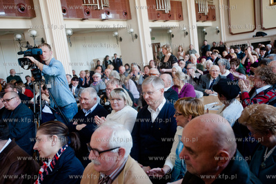 Gdansk. Siedziba NSZZ Solidarnosc. Sala Akwen. Spotkanie...
