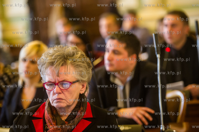 Gdansk. Nowy Ratusz. XXXVI Sesja Rady Miasta Gdanska....