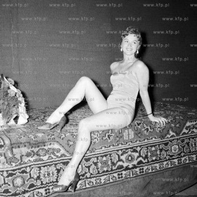 Wybory Miss Gdanska lub Wybrzeza.  1957 
z0002110
Fot....