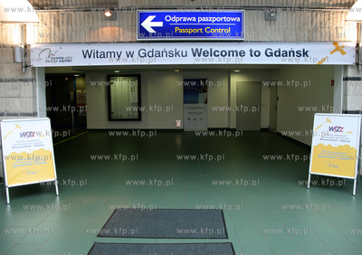 Gdansk , Rebiechowo Pierwszy rejs do Gdanska liniamii...