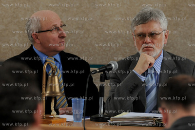 Stanislaw Szwabski (NZ) przewodniczacy Rady Miasta...