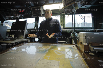 Gdynia Port Wojenny. FNS Commandant Blaison to fregata...