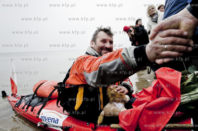 Gdansk Sobieszewo Nz  Marek Kaminski poczas Zimowej...
