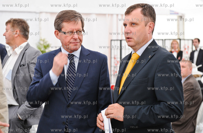 Sopot. Hipodrom. Letnia Gala Biznesu. n/z Minister...