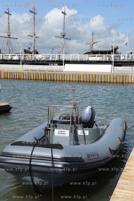 Sopot - molo. Przystan jachtowa przed oficjalnym otwarciem,...