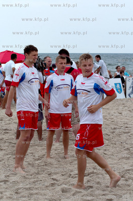 Mecz gwiazd w ramach Finalu Mistrzostw Plazowej Pilki...