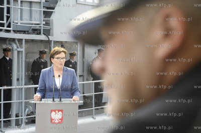 Gdansk  Stocznia Remontowa Shipbuilding Chrzest i wodowanie...