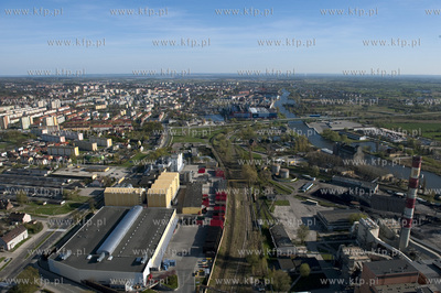 Elblag z lotu ptaka. 19.04.2009 fot. Kacper Kowalski...