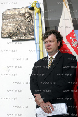 Sopockie molo zostalo nazwane im Jana Pawla II. Przed...