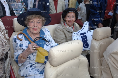 VI Festiwal Dobrego Humoru w Gdansku. Nz. Hanna Bielicka...