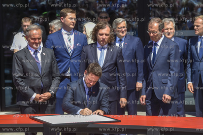 Gdańsk. Święto Wolności i Solidarności. Donald...