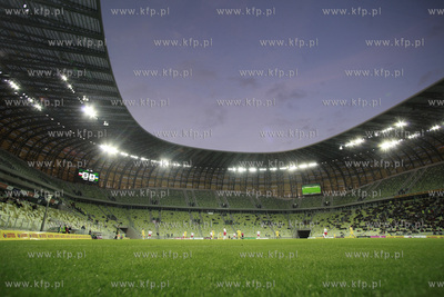 Gdansk. PGE Arena. Mecz reprezentacji budowniczych...