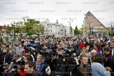 Ceremonia powitania drużyny Irlandii na Placu Przyjaciol...